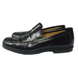 Coach Jerry Loafers Men’s Size 9 Shoes Italian Leather Dark Brown